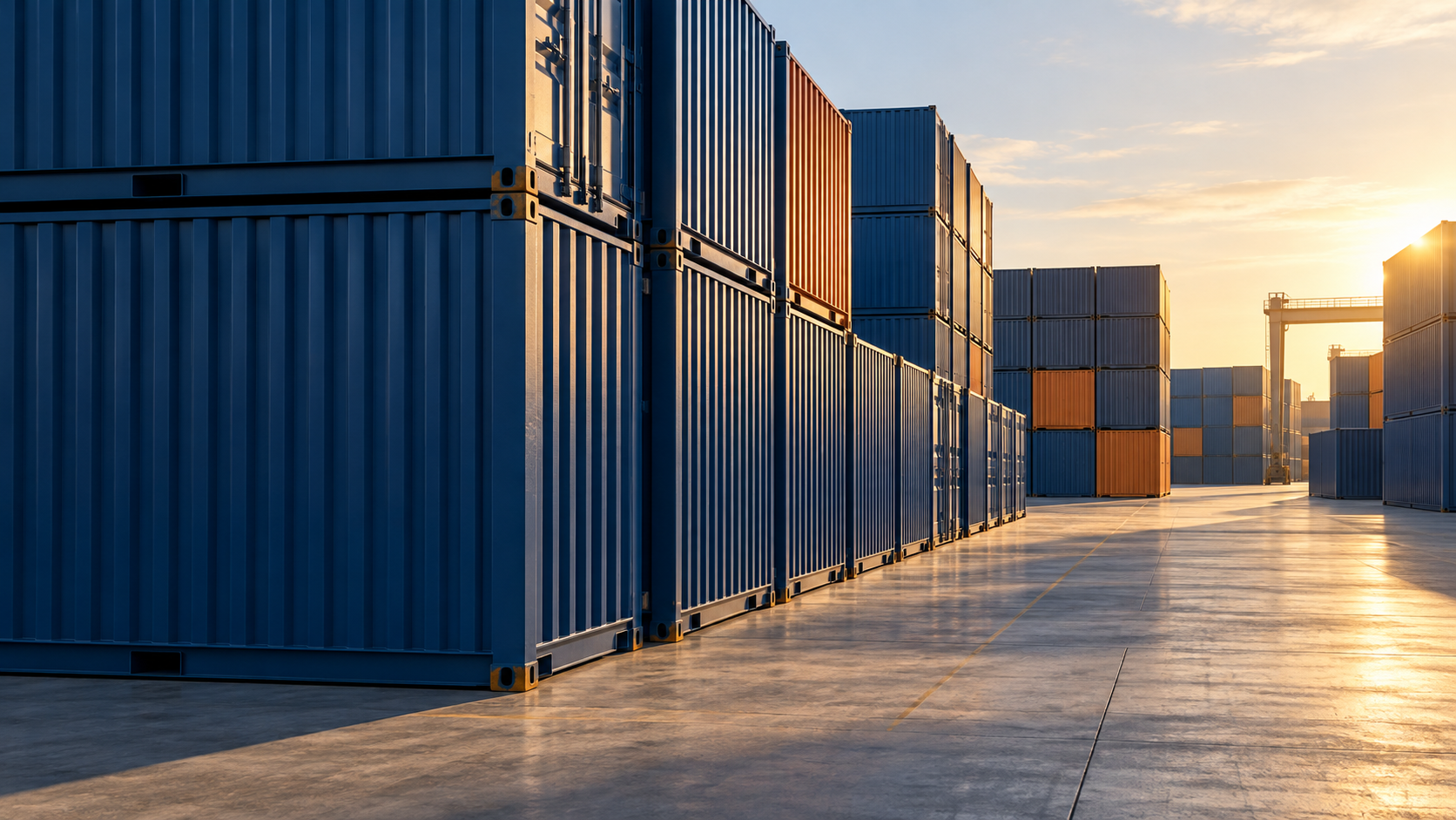 Illustrative shipping containers